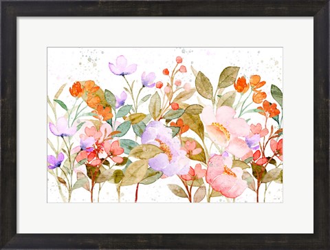 Framed Wildflower Spotted Print