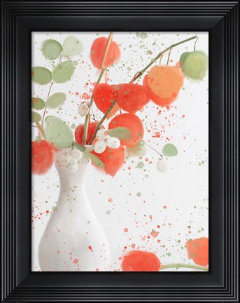Framed Spotted Floral Print