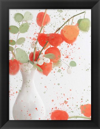 Framed Spotted Floral Print