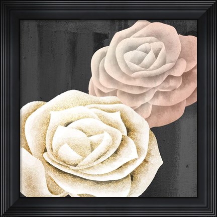 Framed Rose Gold 1 Print