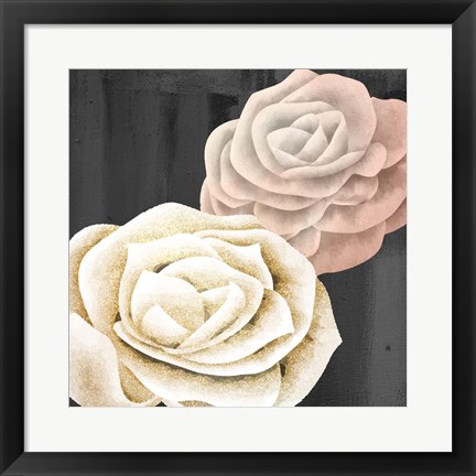 Framed Rose Gold 1 Print