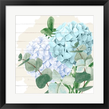 Framed Hydrangea 2 Print