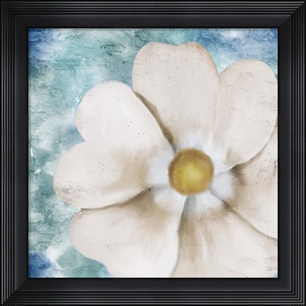 Framed On Teal 2 Print