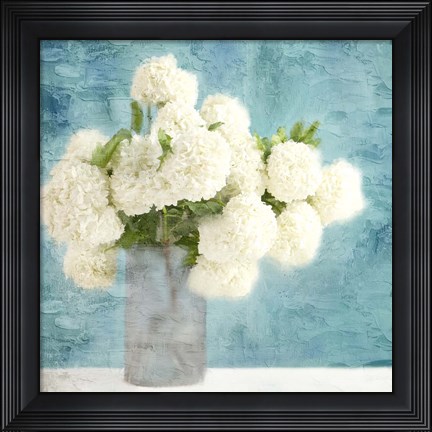 Framed Hydrangea Vase Print