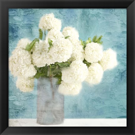 Framed Hydrangea Vase Print