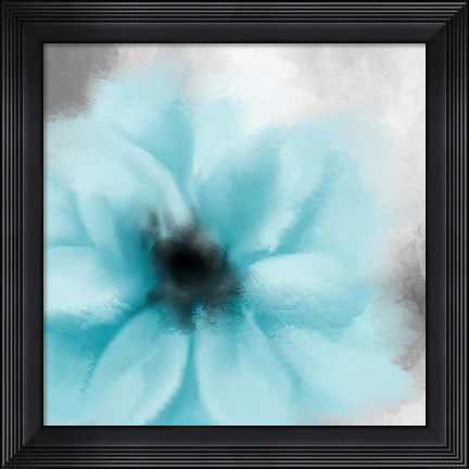 Framed Teal Dreams 1 Print