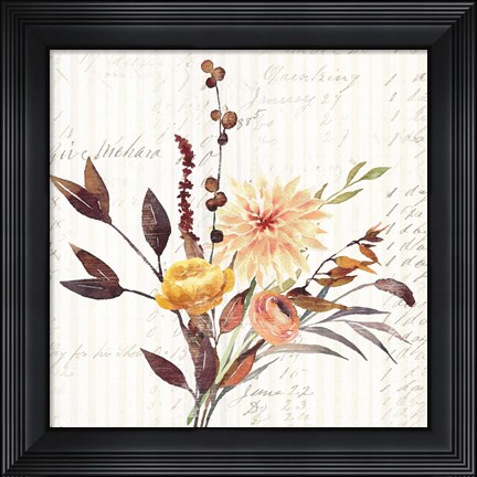 Framed Wild Floral 1 Fall Print