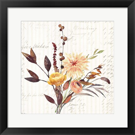 Framed Wild Floral 1 Fall Print