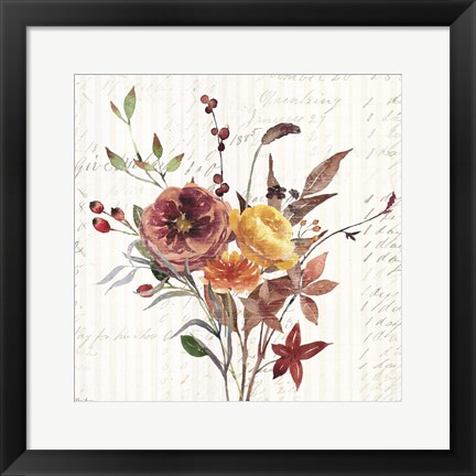 Framed Wild Floral 2 Fall Print