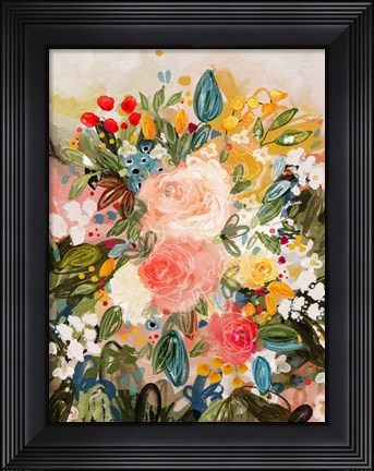 Framed Autumn Florals Print
