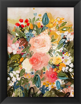 Framed Autumn Florals Print