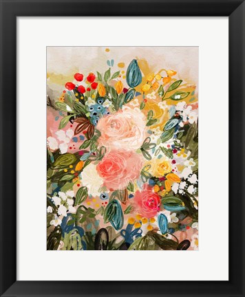 Framed Autumn Florals Print