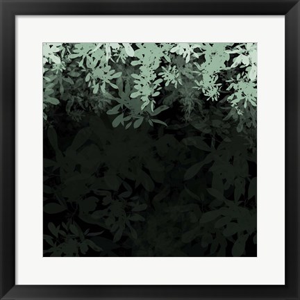 Framed Dark Tropical II Print