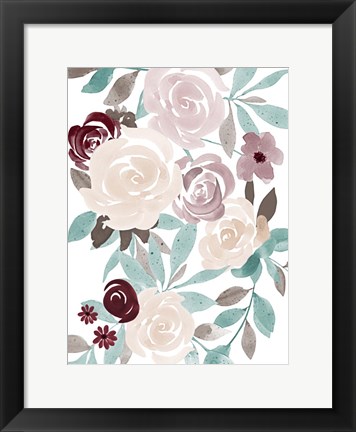 Framed Floral Fall 1 Print