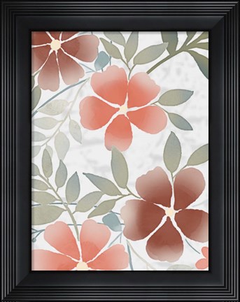 Framed Fall Blossoms 2 Print