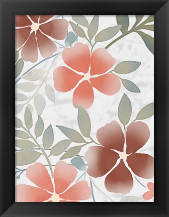 Framed Fall Blossoms 2 Print