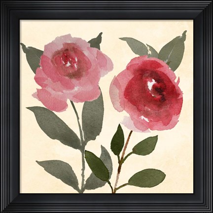 Framed Dreamy Bloom 1 Print