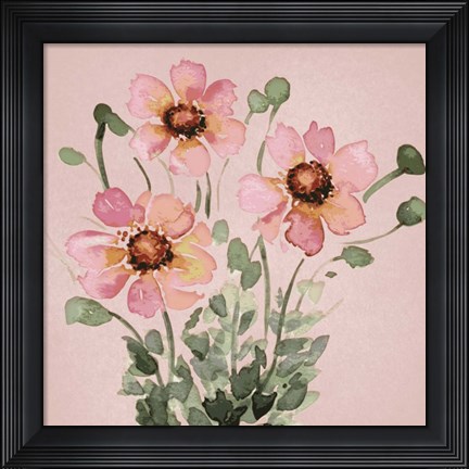 Framed Blooming Bunch 1 Print