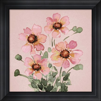 Framed Blooming Bunch 2 Print