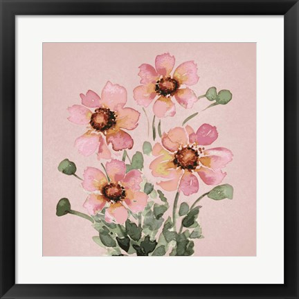 Framed Blooming Bunch 2 Print