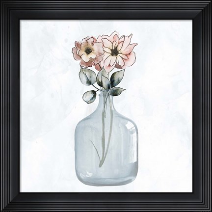 Framed Blossom Cluster 1 Print