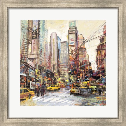 Framed Mattino su Manhattan (detail) Print