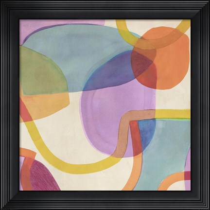 Framed Laughter II (detail) Print