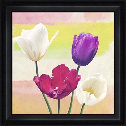Framed Florilegium II (detail) Print