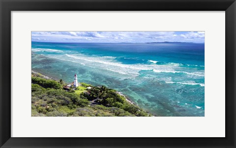 Framed Lighthouse in Galle, Sri Lanka Print