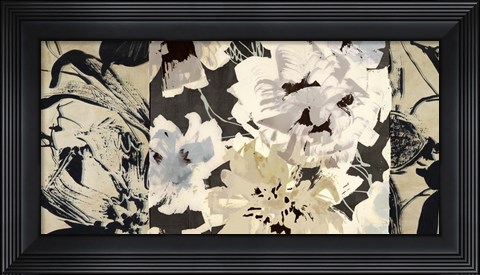 Framed Earth Flowers II Print
