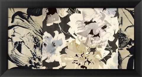 Framed Earth Flowers II Print