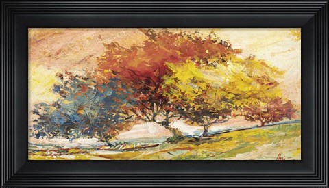 Framed Alberi nel sole Print