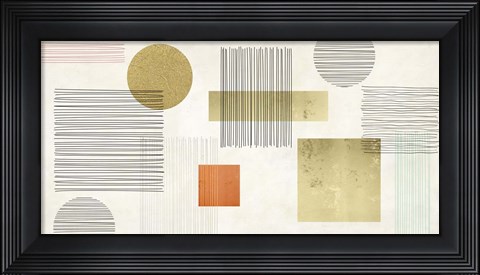 Framed Lines and Shapes Print
