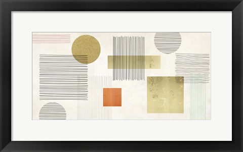 Framed Lines and Shapes Print