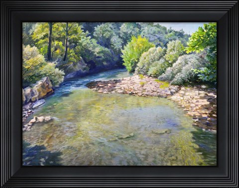 Framed Ansa nel torrente Print