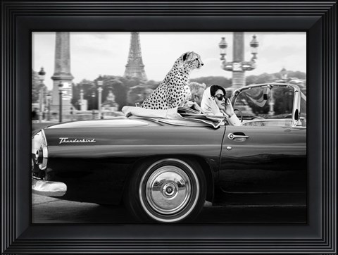 Framed In Paris Print