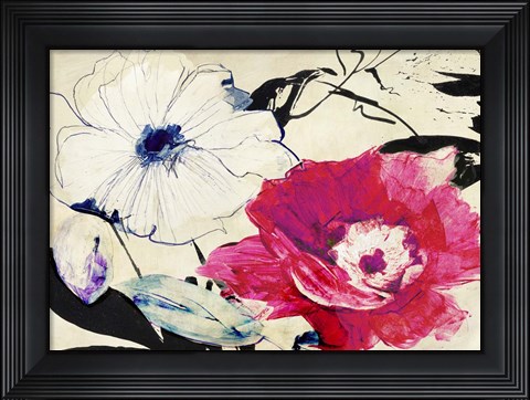 Framed Colorful Composition II Print