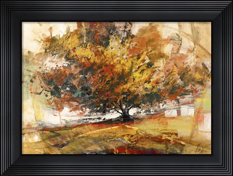 Framed Albero nel vento Print