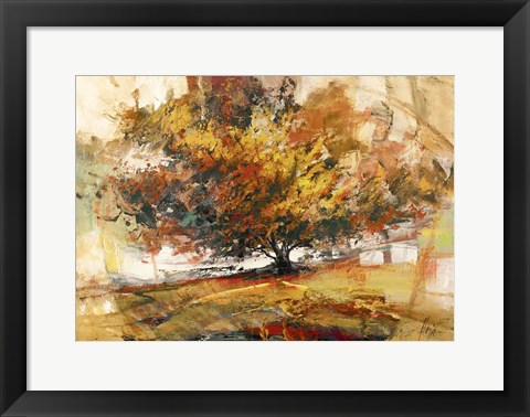 Framed Albero nel vento Print