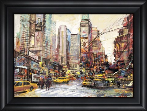 Framed Mattino su Manhattan Print