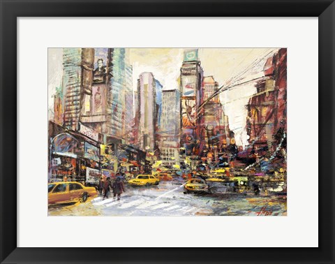 Framed Mattino su Manhattan Print