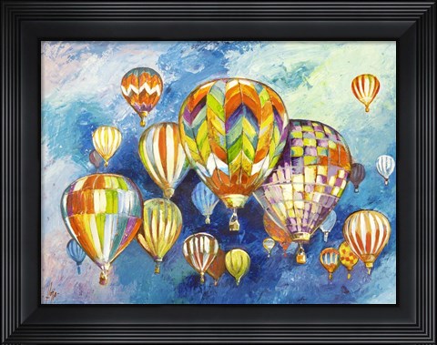 Framed Sospesi nel Cielo I Print