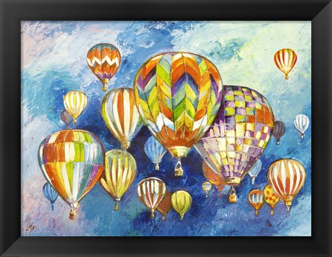 Framed Sospesi nel Cielo I Print