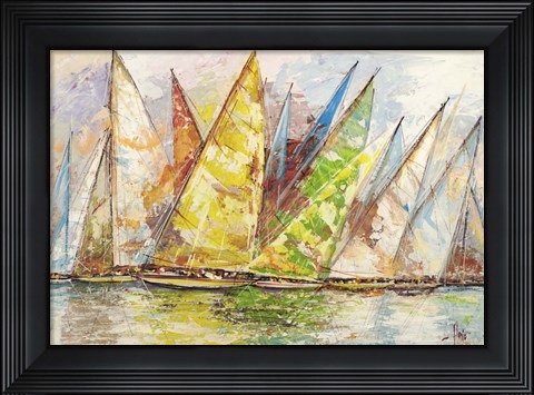 Framed Regata di Primavera Print