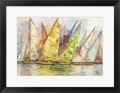 Framed Regata di Primavera Print