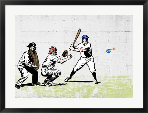 Framed Worth a Home Run? Print