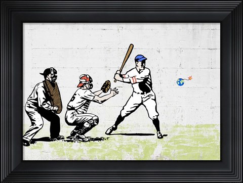 Framed Worth a Home Run? Print