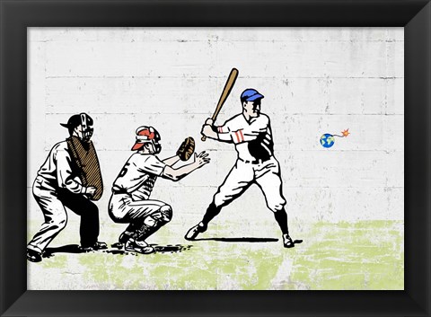 Framed Worth a Home Run? Print