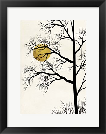 Framed Golden Sunset Print