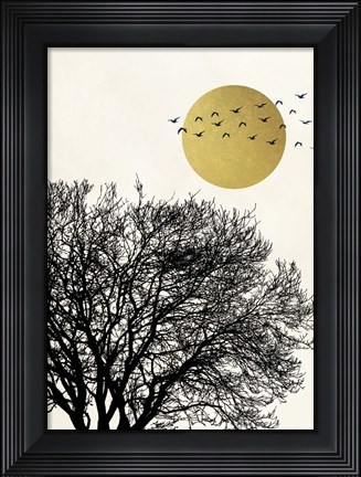 Framed Migrant Birds I Print